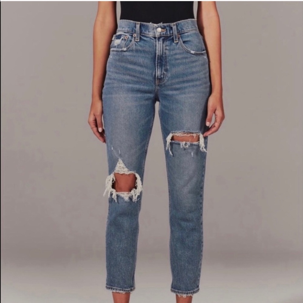 Abercrombie and Fitch High Rise Mom Jean